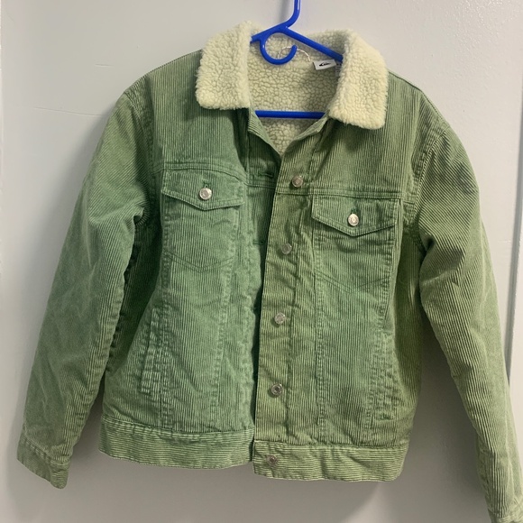 Quicksilver Trucker Corduroy Green Jacket Style. - Picture 1 of 13